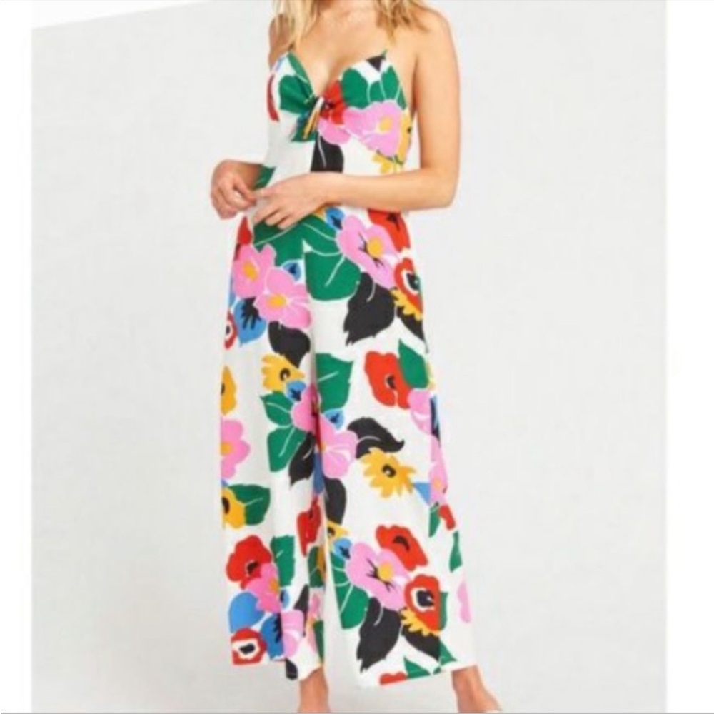 Show Me Your Mumu Paola Playsuit ~ in‎ Beck Bloom Crepe